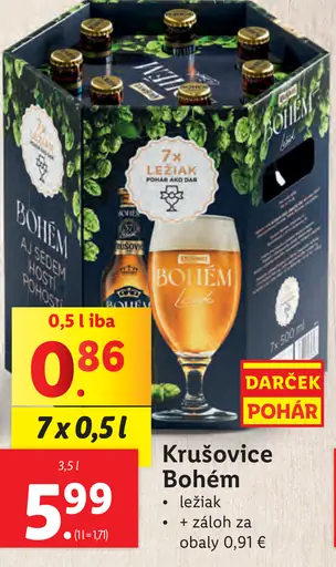 Krušovice Bohem plechovka
