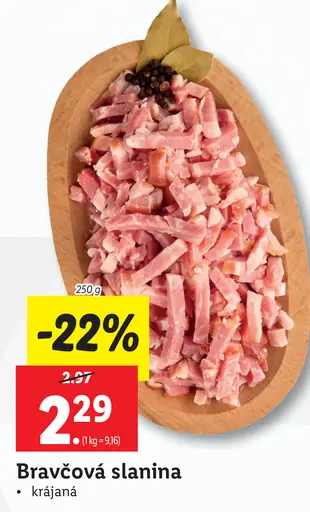 Bravčová slanina na škvarenie