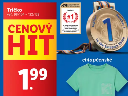 Lupilu Tričko chlapčenské