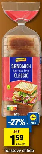 Tastino Toastový chlieb Classic