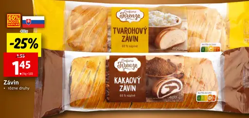 Firenze Tvarohový závin