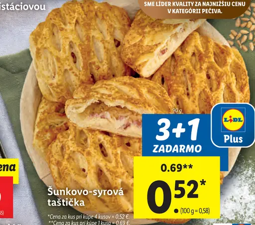Šunkovo-syrová taštička