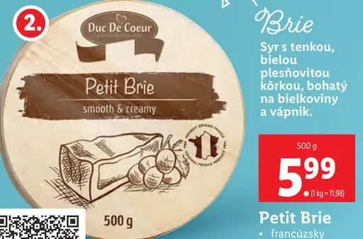Duc De Coeur Petit Brie