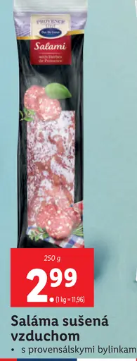 French Style Šunka sušená vzduchom