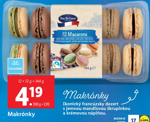 Duc De Coeur Makrónky