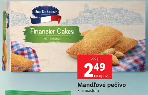 Duc De Coeur Financier Cakes