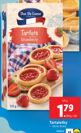 Duc De Coeur Tartlets Strawberry