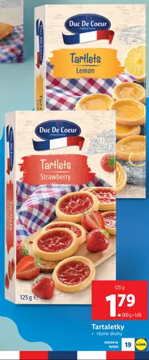 Duc De Coeur Tartlets Lemon