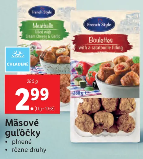 Duc De Coeur Mäsové guľôčky