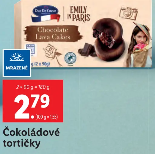 Duc De Coeur Čokoládové tortičky