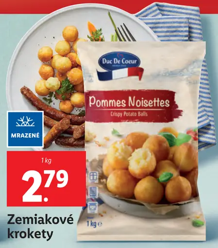 Duc De Coeur Zemiakové krokety