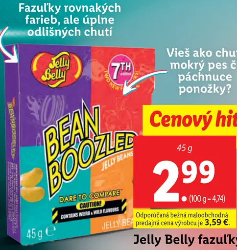 Jelly Belly fazuľky
