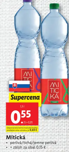 Mitická perlivá/tichá/jemne perlivá
