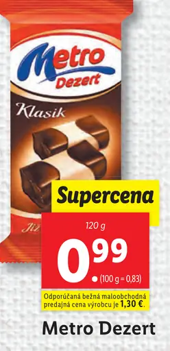 Metro Dezert klasický
