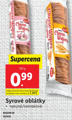 Marks & Spencer Syrové oblátky