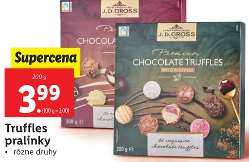 J. D. Gross Truffles pralinky