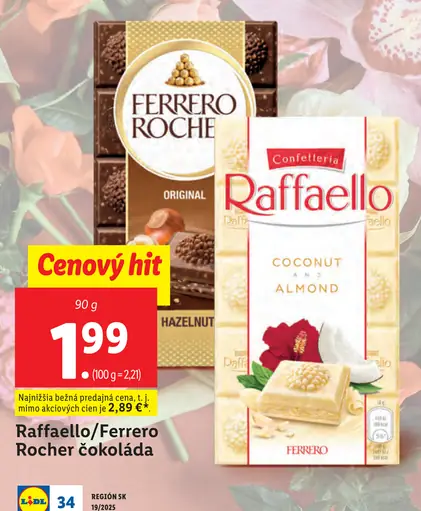 Raffaello čokoláda