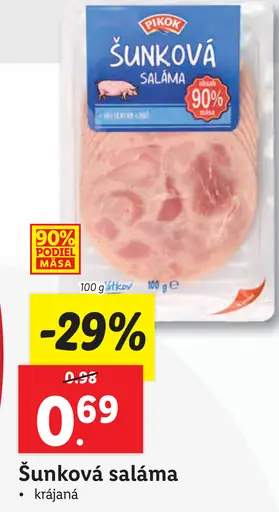 Pikok Šunková saláma