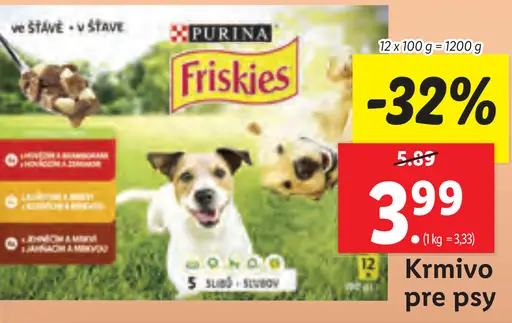 Purina krmivo pre psy