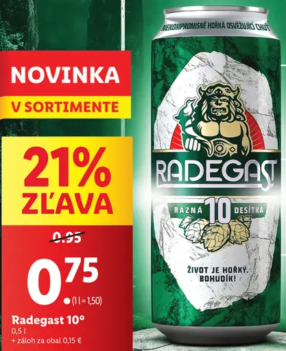 Radegast Rázná Desítka plechovka