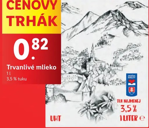 Tami Tatranské mlieko plnotučné