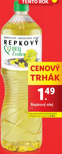 Beli Zvolen Repkový olej