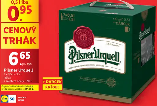 Pilsner Urquell plechovka