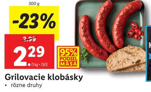 Grilovacie klobása