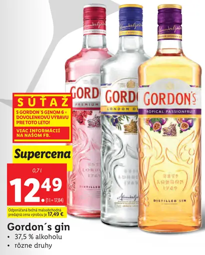 Gordon's gin
