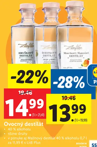 Lidl Ovocný destilát