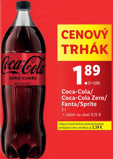 Coca-Cola Coca-Cola Zero Fanta Sprite