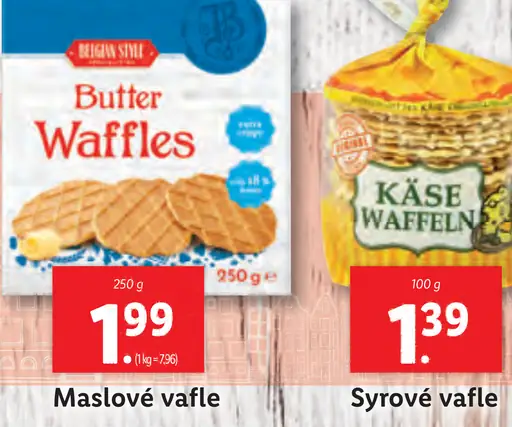 Belgian Style maslové vafle