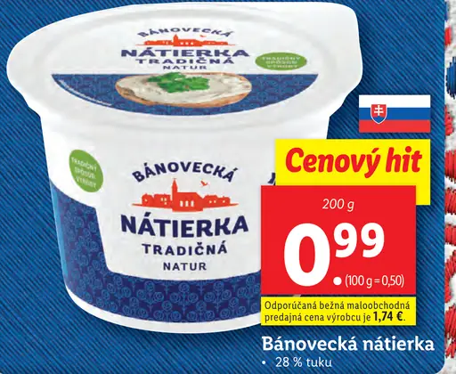 Bánovecká nátierka tradičná