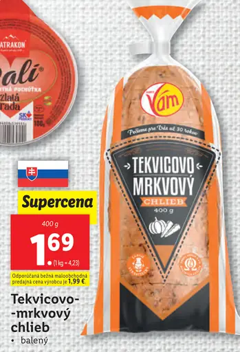Vam Tekvicovo-mrkvový chlieb