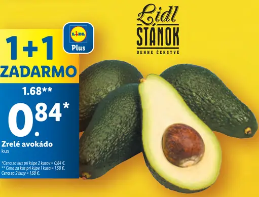 Zrelé avokádo