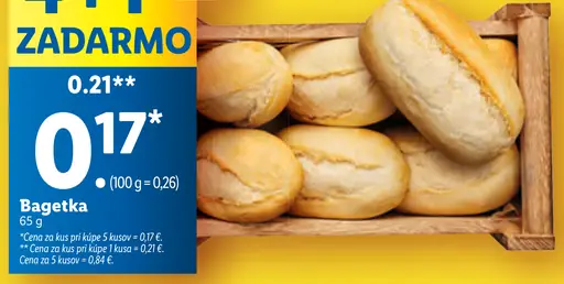 Priamo z pece Bagetka