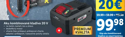 Parkside Aku kombinované kladivo 20 V