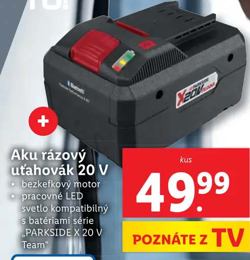 Parkside Aku uholový rázový uťahovák