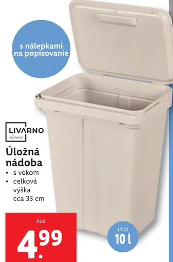 Livarno Úložná nádoba