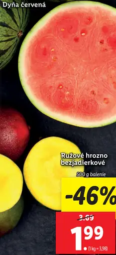 Ružové hrozno bezjadierkové