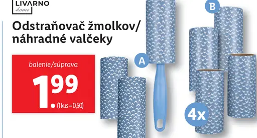 Livarno Odstraňovač žmolkov náhradné valčeky