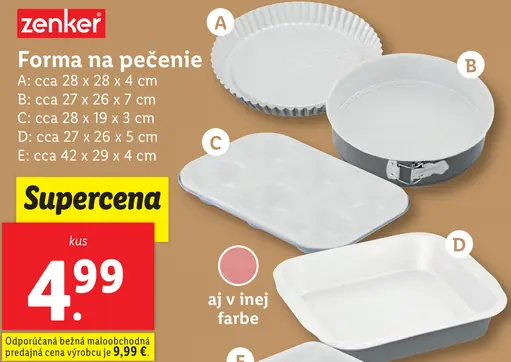 Zenker forma na pečenie