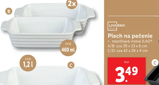 Livarno Home Plech na pečenie