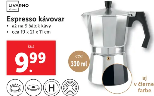 Livarno Espresso kávovar