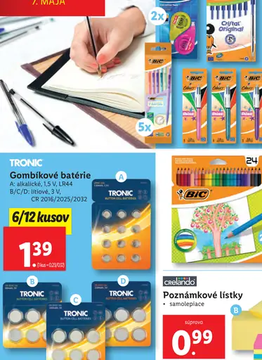Tronic Gombíkové batérie