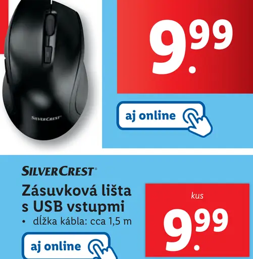 SilverCrest USB bezdrôtová myš