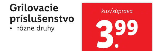 Grilovacie príslušenstvo