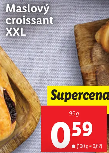 Maslový croissant