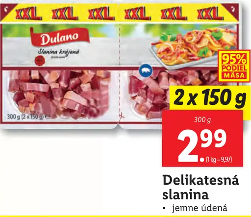 Dulano Delikatesná slanina