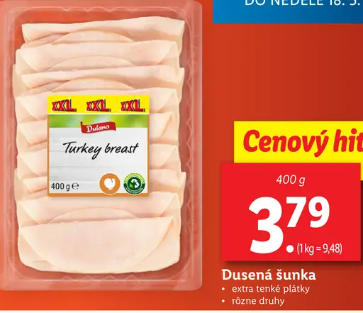 Dulano Dusená šunka